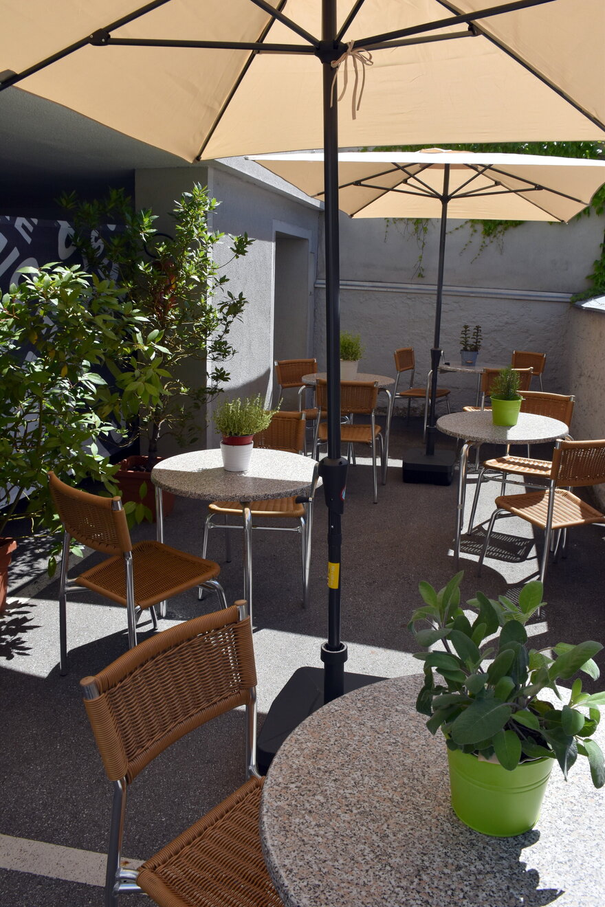 Vollwert Bistro Gastgarten